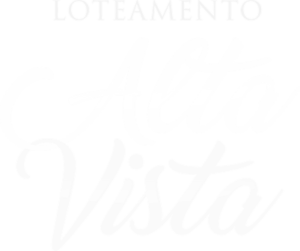 logotipo do loteamento altavista na cor branca